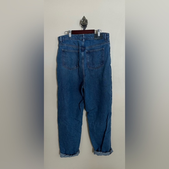 EUC We The Free Augusta Barrel Jeans Grey Skies Size 32 - Picture 8 of 12